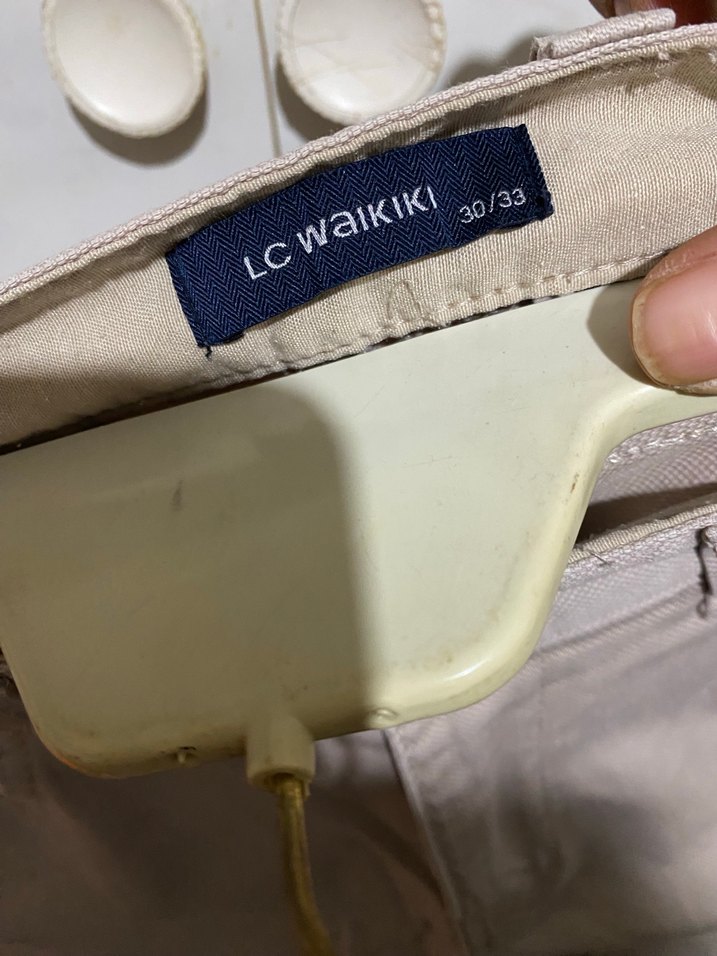 Bej Pamuk Erkek Normal Kesim Pantolon - Görsel 3