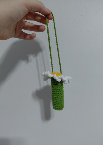 papatyalı lipbalm kılıfı - Görsel 2