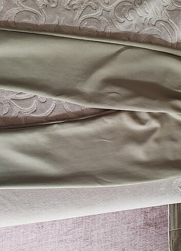 Yeşil dalgıç kumaş pantalon 