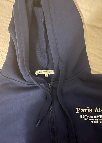 Koton fermuarlı crop lacivert hırka - Görsel 3