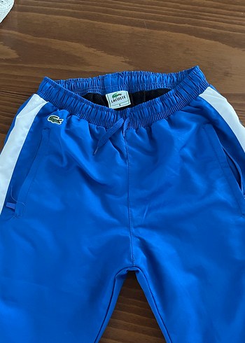 Lacoste Mavi paraşüt kumaş Eşofman Altı - Görsel 2