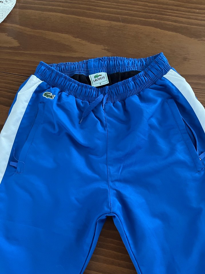 Lacoste Mavi paraşüt kumaş Eşofman Altı - Görsel 2