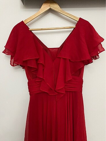 Kırmızı elbise - Görsel 7