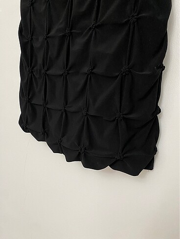 Siyah mini elbise - Görsel 3