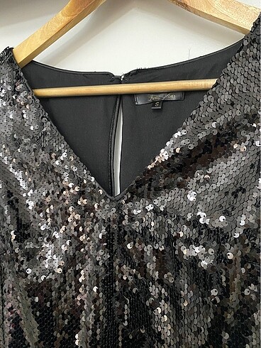 Payetli mini elbise - Görsel 2