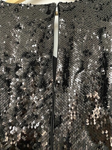 Payetli mini elbise - Görsel 5