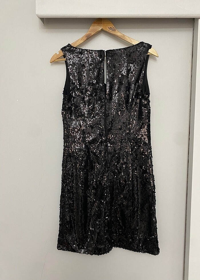 Payetli mini elbise - Görsel 3