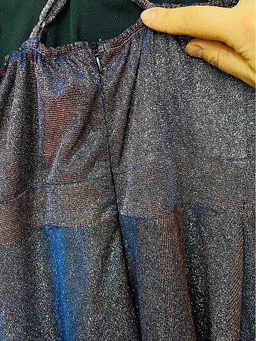 Simli elbise - Görsel 5