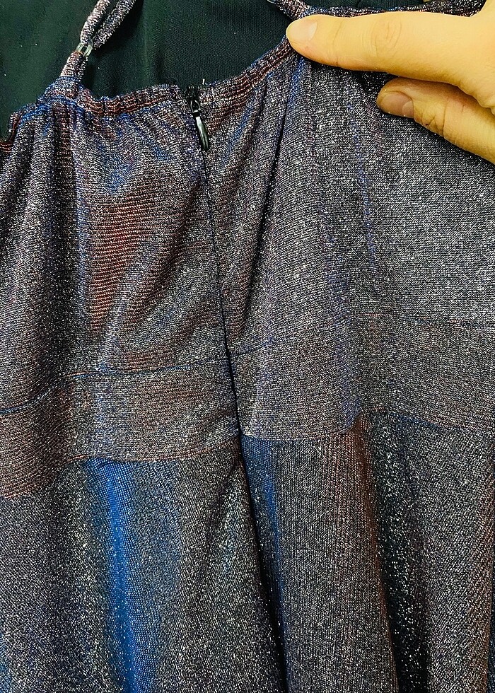 Simli elbise - Görsel 5