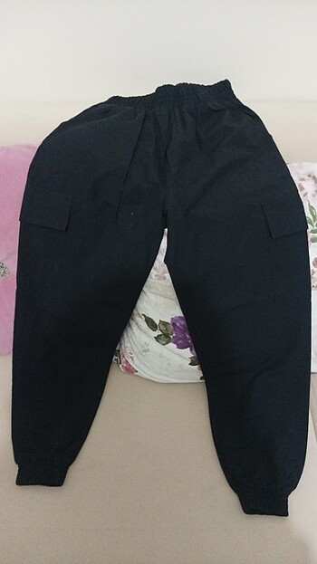 Siyah kargo pantolon 