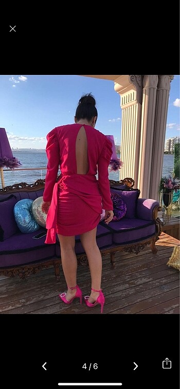 SPRİNG AFFAİR FUŞYA ELBİSE - Görsel 4