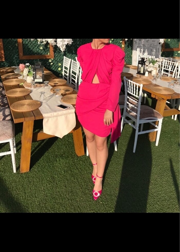 SPRİNG AFFAİR FUŞYA ELBİSE - Görsel 2