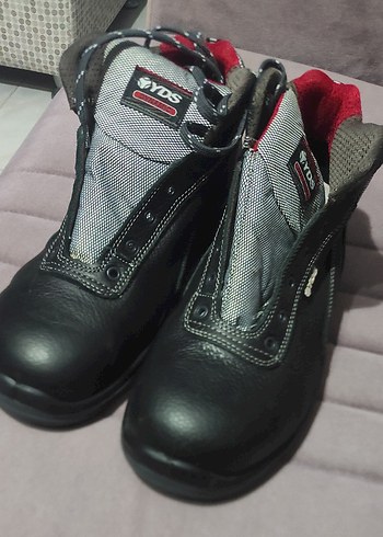 Siyah Gri çelik burunlu iş botu - Görsel 4
