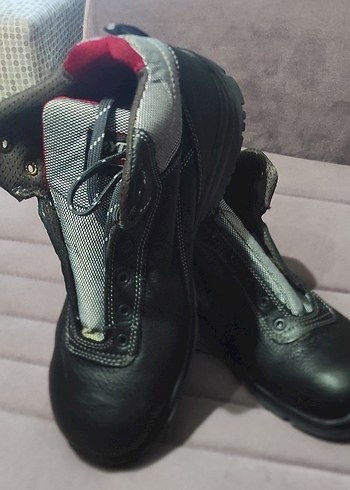 Siyah Gri çelik burunlu iş botu - Görsel 8