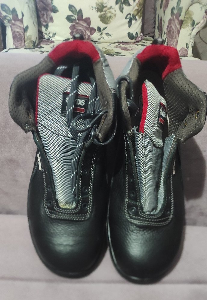 Siyah Gri çelik burunlu iş botu - Görsel 2