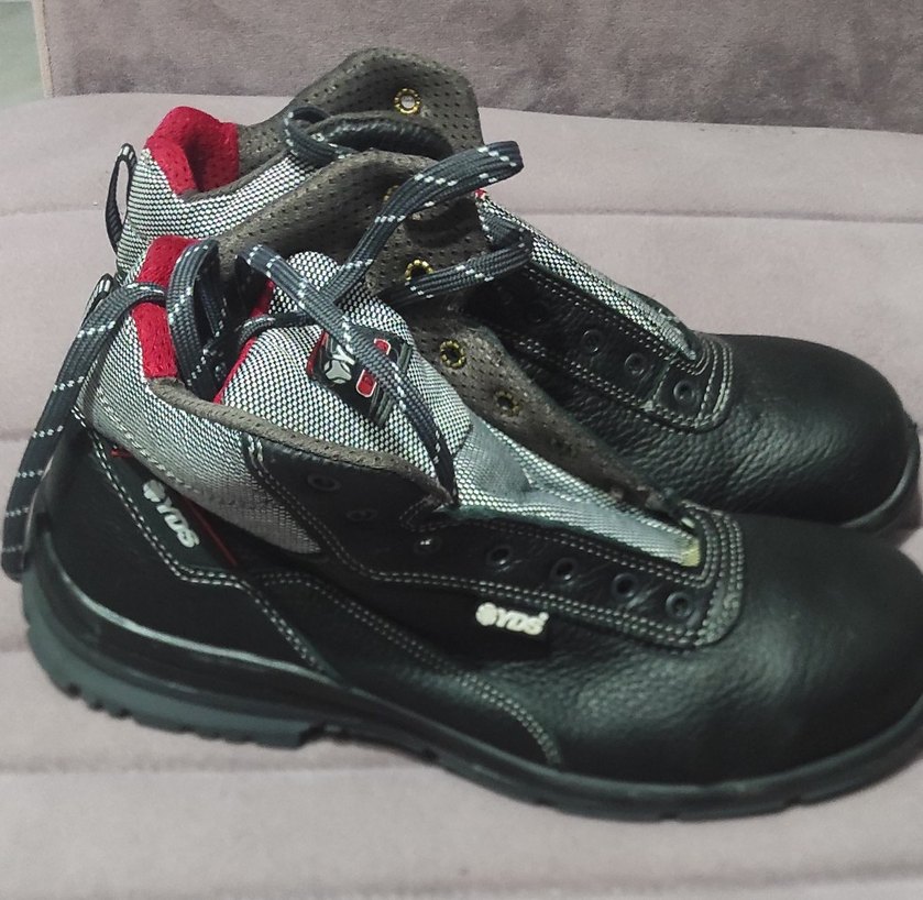 Siyah Gri çelik burunlu iş botu - Görsel 5