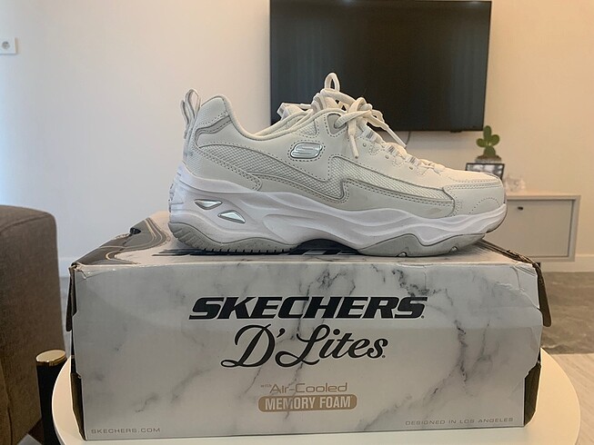 Skechers d?lites 4.0 beyaz sneakers