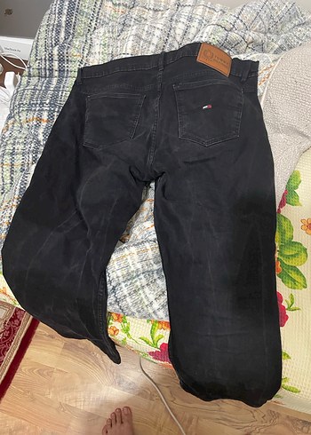 l Beden Orjinal Tommy Hilfiger Pantolon Baggy Pantolon