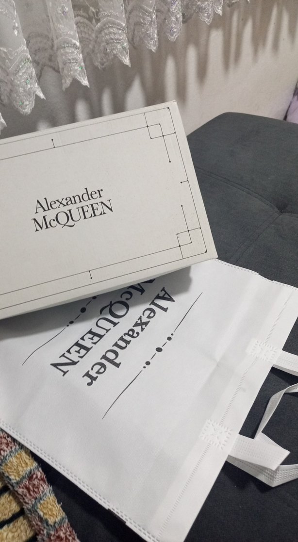 Alexander McQueen Beyaz Fermuarlı Kadın Çanta - Görsel 2