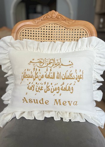 Nazar dualı Bebek yastığı kılıfı