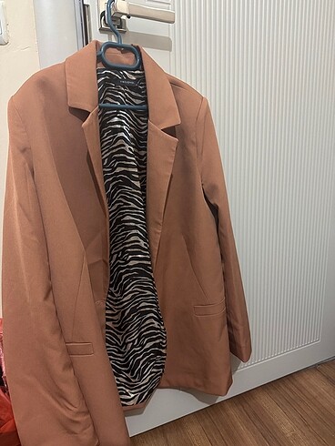 Trendyol Milla leopar astarlı blazer