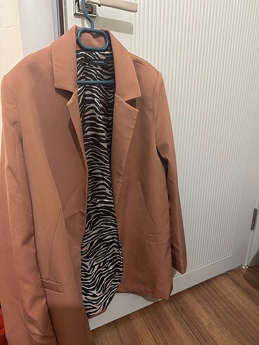 Trendyol & Milla Trendyol Milla leopar astarlı blazer