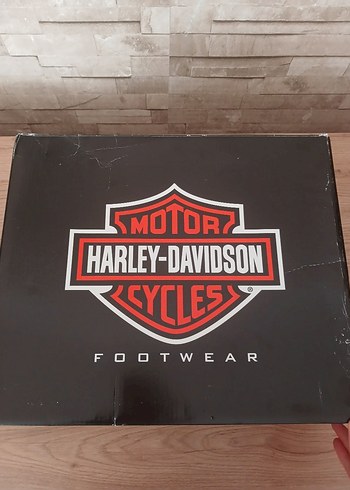 Harley Davidson Etiketli Sıfır Siyah Erkek Biker Bot - Görsel 9