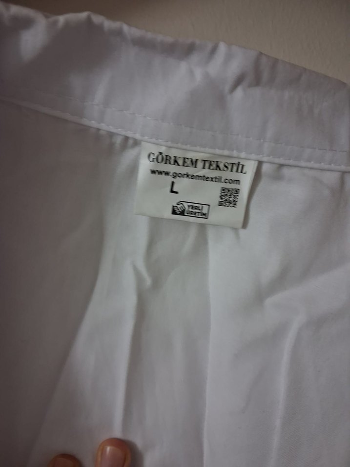 Beyaz Midi Boy Labaratuvar Önlüğü - Görsel 5