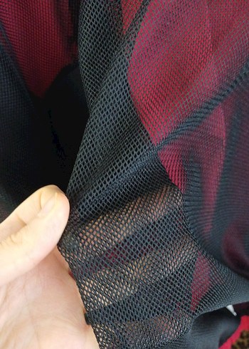 Kırmızı Siyah Fermuarlı Erkek Rüzgarlık - Görsel 5