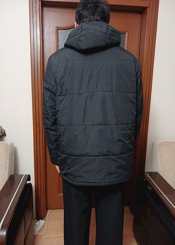 Exuma Erkek Kışlık Termal Siyah Mont - Görsel 2
