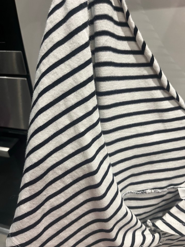 Çizgili Askılı Mini plaj elbise - Görsel 4