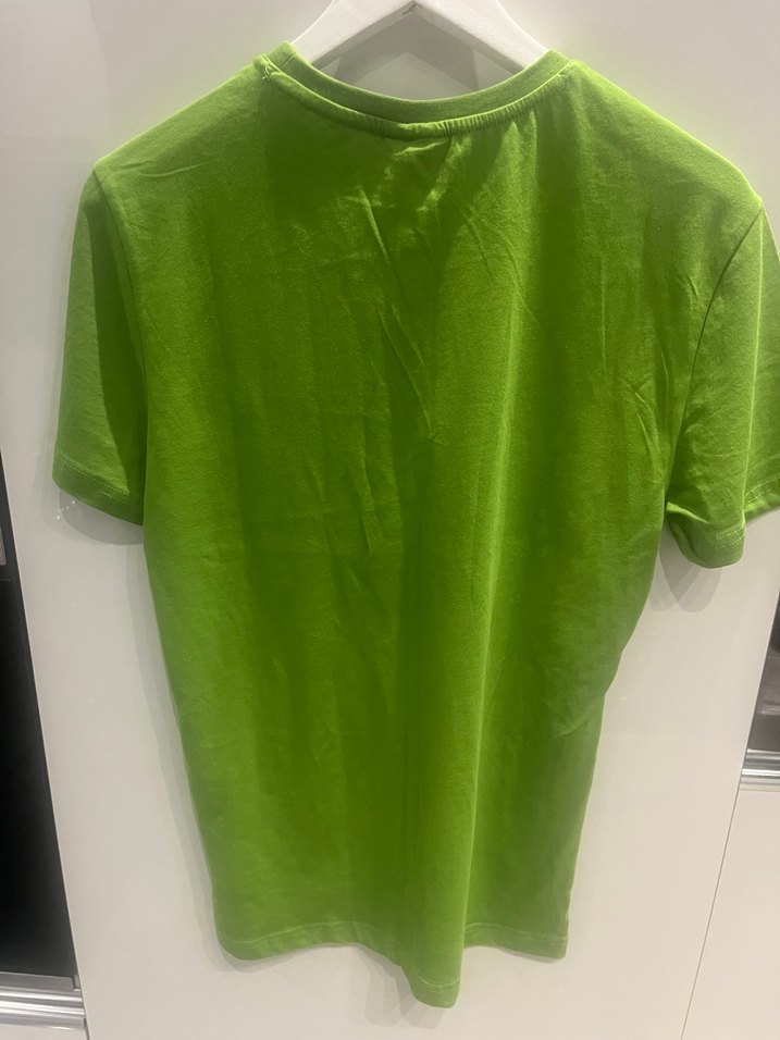 Yeşil Baskılı Erkek Tişört - Görsel 5