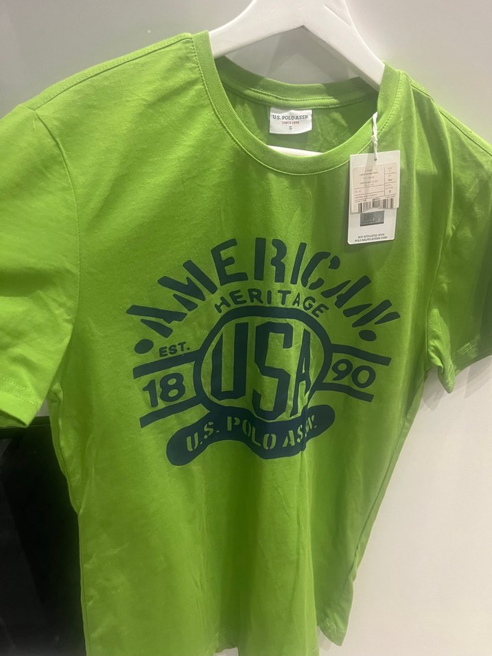 Yeşil Baskılı Erkek Tişört - Görsel 2