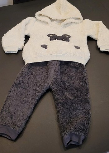 Nakışlı Kürklü alt üst bebek takimi - Görsel 8