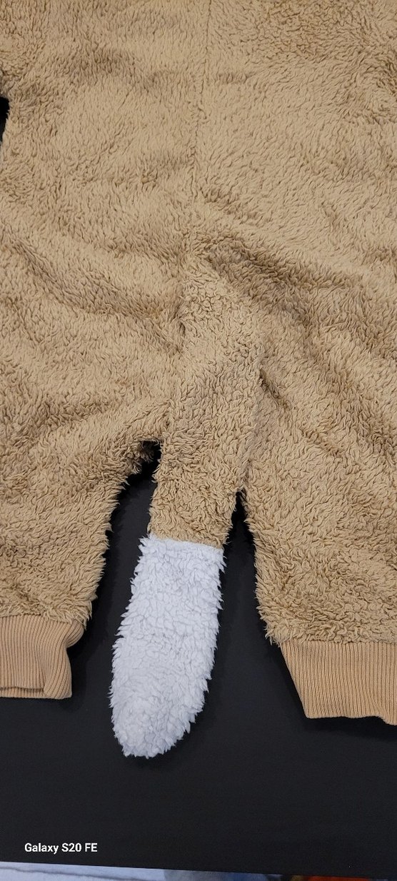 Bej Kürklü Bebek Tulumu - Görsel 5