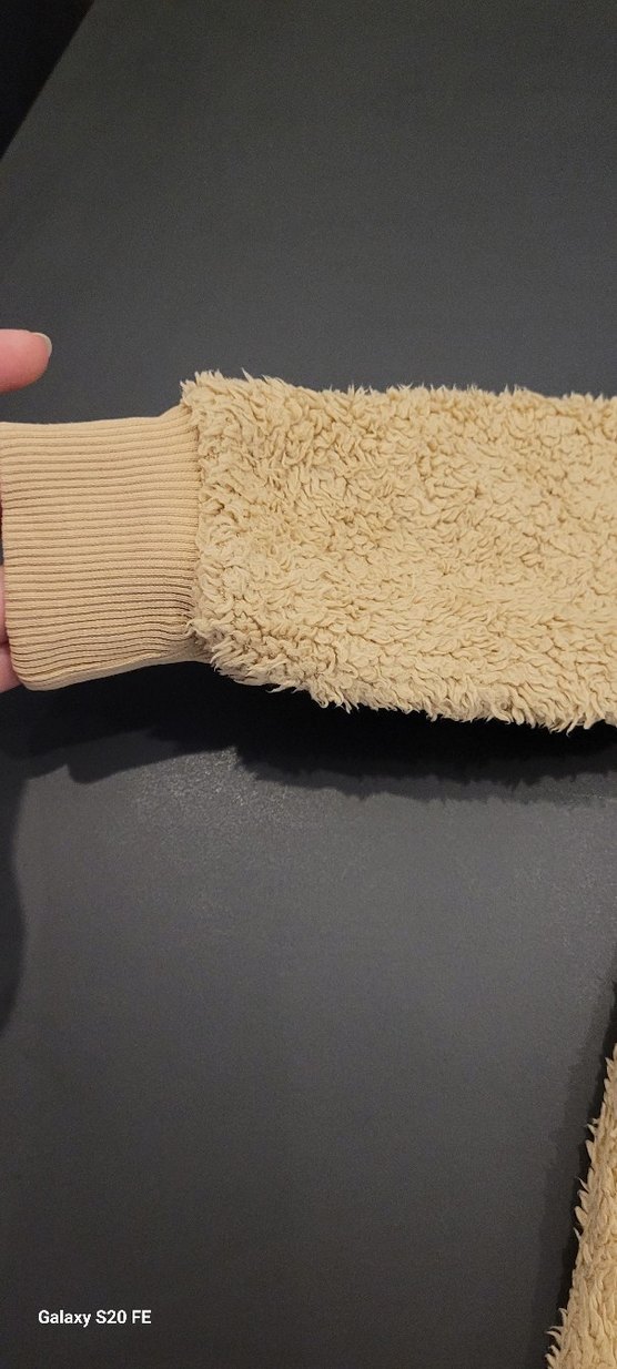 Bej Kürklü Bebek Tulumu - Görsel 4