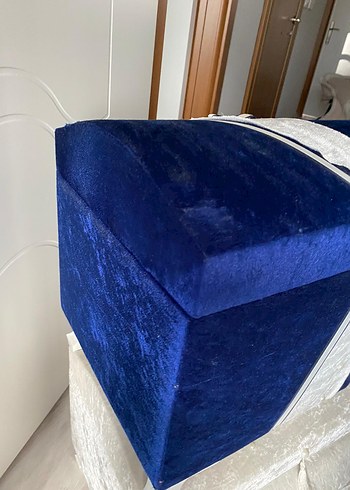 Dantel Detaylı Beyaz Vintage Düğün Kutusu - Görsel 6