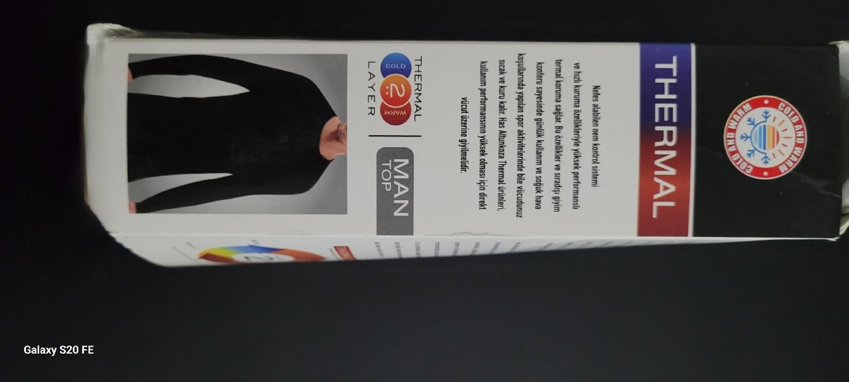 Altunkoca Siyah Termal Erkek Atlet - Görsel 3