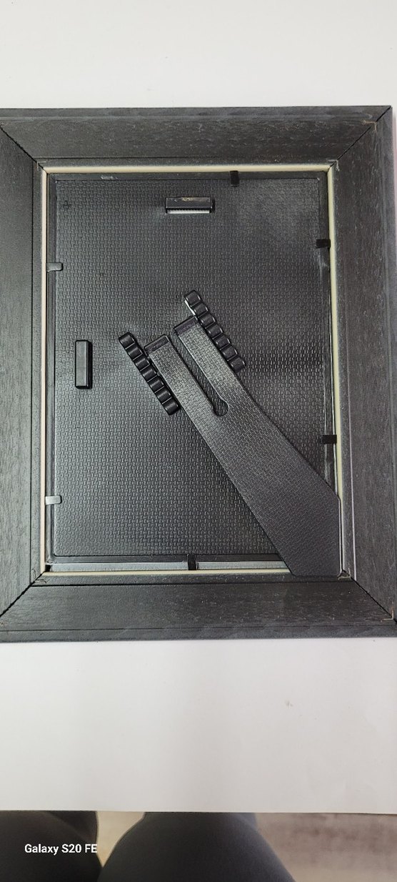 15x21 cm Khaki Gri Ahşap Çerçeve - Görsel 3