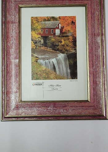 Parlak Bordo Çerçeve 15x21 cm - Görsel 2