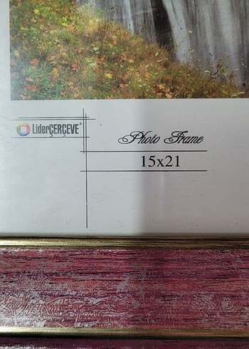 Parlak Bordo Çerçeve 15x21 cm - Görsel 4