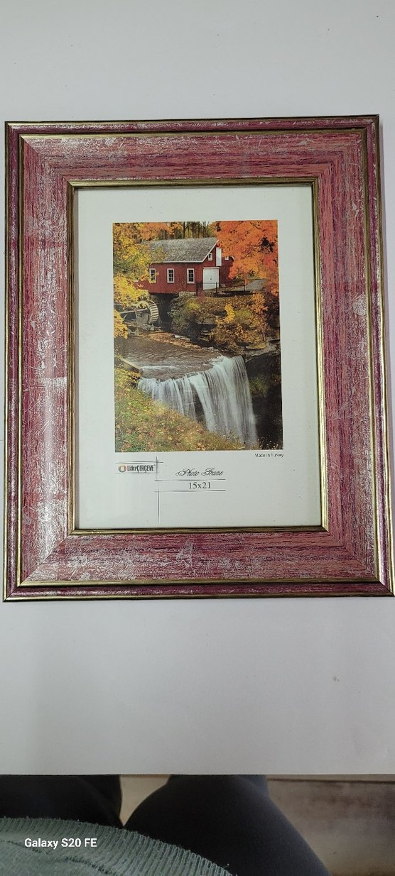 Parlak Bordo Çerçeve 15x21 cm - Görsel 2