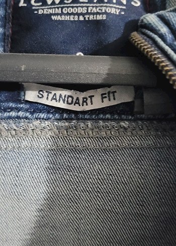 Fermuarlı Mavi Denim Biker Ceket - Görsel 4