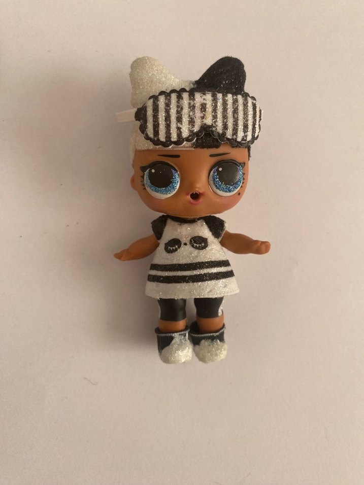 Siyah ve Beyaz Lol Bebek Seti - Görsel 2