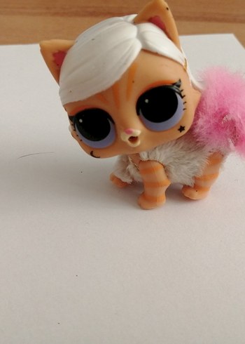 Pembe kuyruklu oyuncak kedi lol bebek - Görsel 2