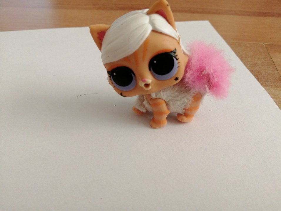 Pembe kuyruklu oyuncak kedi lol bebek - Görsel 2