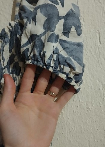 Uzun Gri Bohem Kadın Elbise - Görsel 2