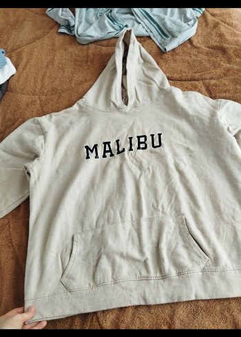 Gri Uzun Kollu Kadın Sweatshirt 2 li  olarak gönderim olacak - Görsel 2