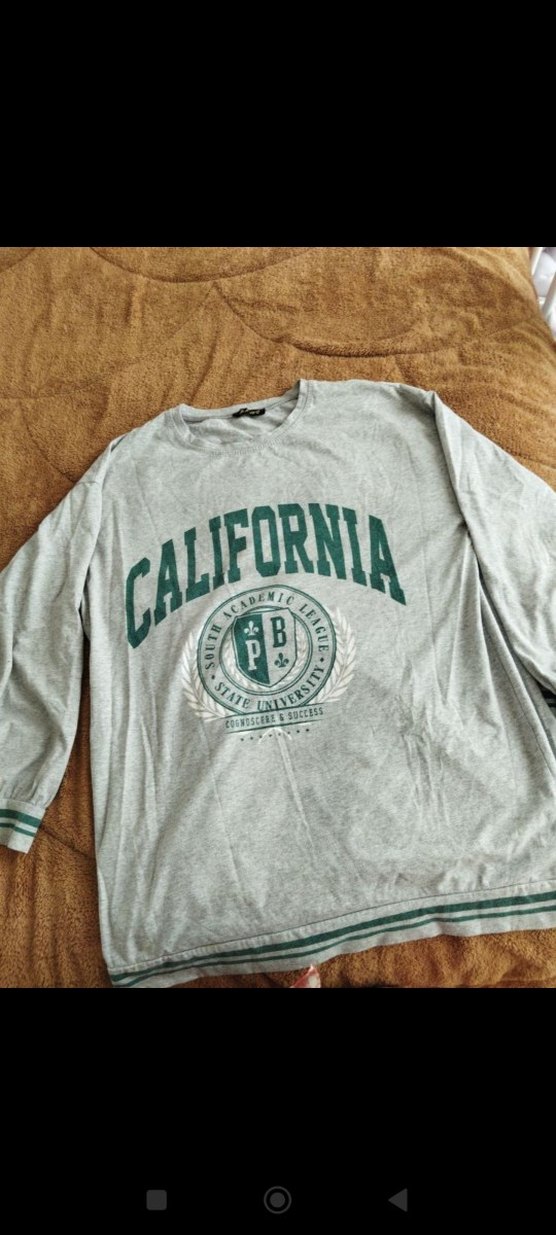 Gri Uzun Kollu Kadın Sweatshirt 2 li  olarak gönderim olacak - Görsel 4