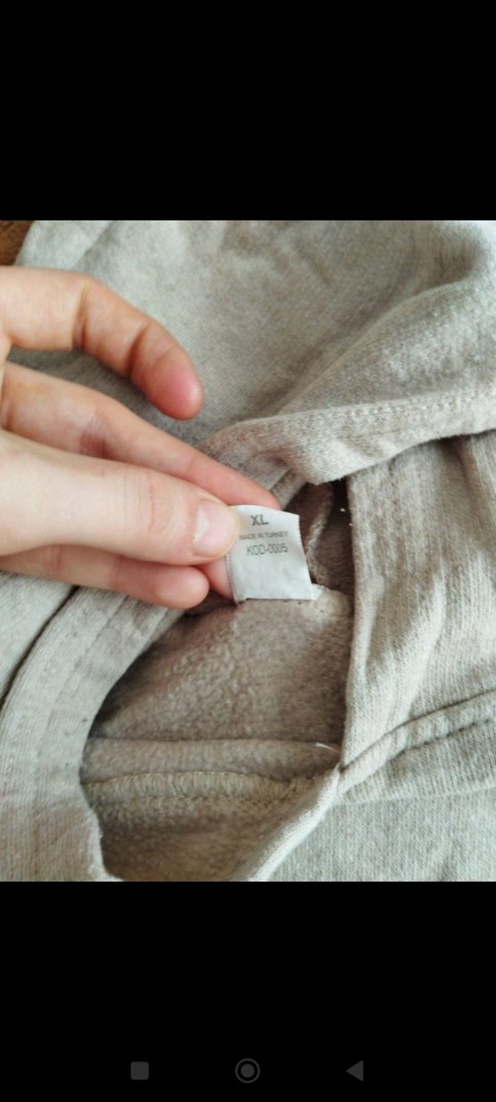 Gri Uzun Kollu Kadın Sweatshirt 2 li  olarak gönderim olacak - Görsel 3